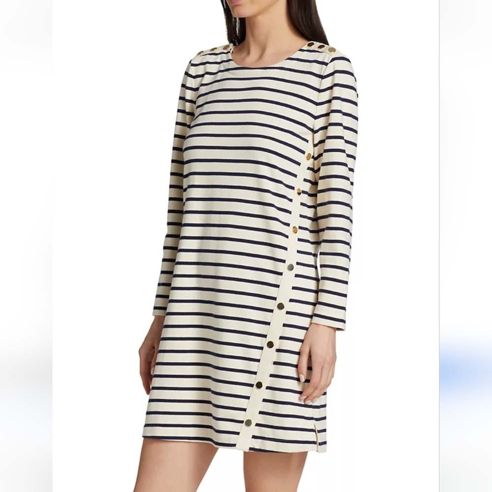 Veronica Beard Womens Ruta Dress Quiet Luxury Old Money Minimalist Chic Medium